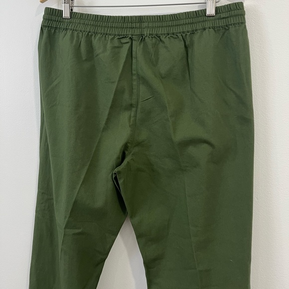 J. Crew Lightweight Jogger Pants Cotton Tencel  BA130 Drawstring Green 12 - Picture 5 of 9